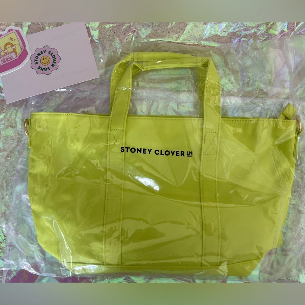 Stoney Clover Lane Lime mini tote